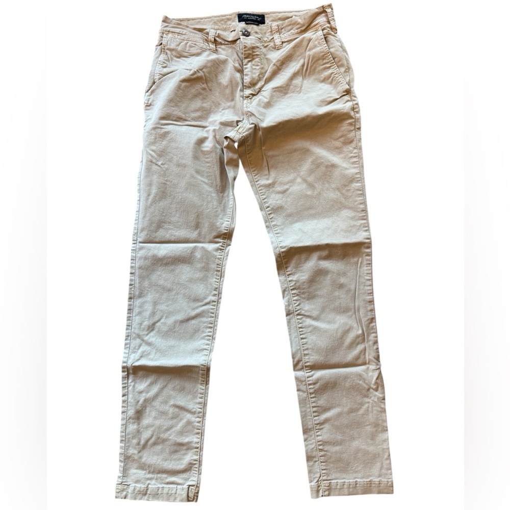 Men’s American Eagle Outfitters Tan Extreme Flex Khaki Pants 31x32
